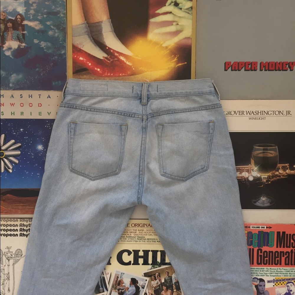 LOW RISE RIPPED BOYFRIEND JEANS - Picture 4 of 6